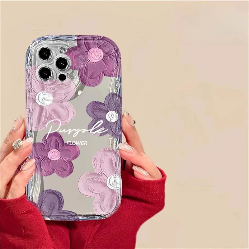 Soft Clear Pink Peach Cherry Case