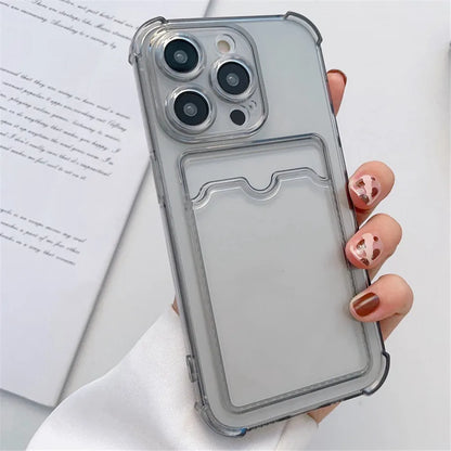 Transparent Card Holder Case