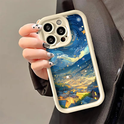 Cartoon Starry Sky - Train Landscape Case