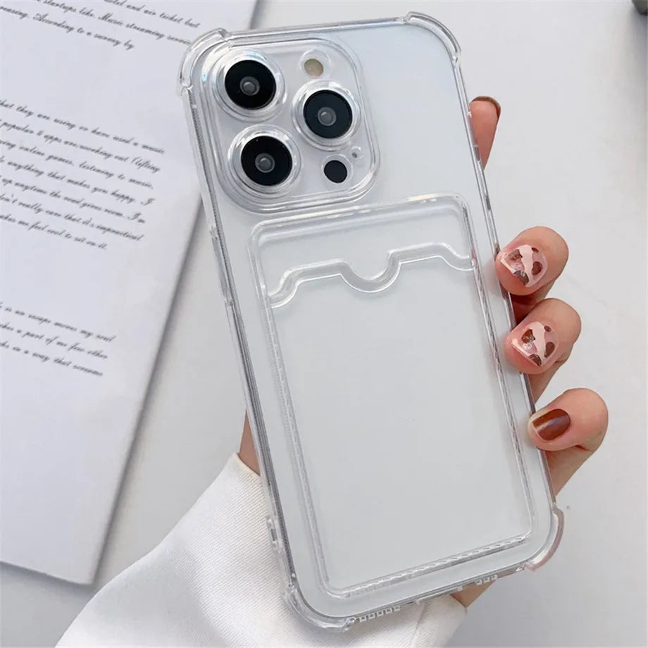 Transparent Card Holder Case