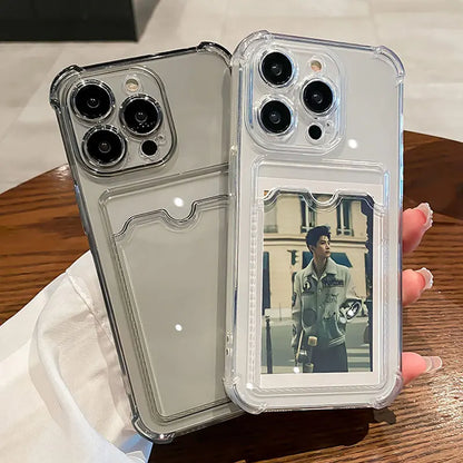 Transparent Card Holder Case