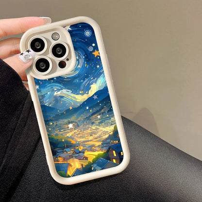 Cartoon Starry Sky - Train Landscape Case