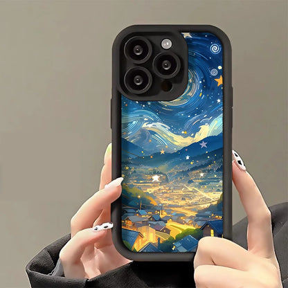 Cartoon Starry Sky - Train Landscape Case