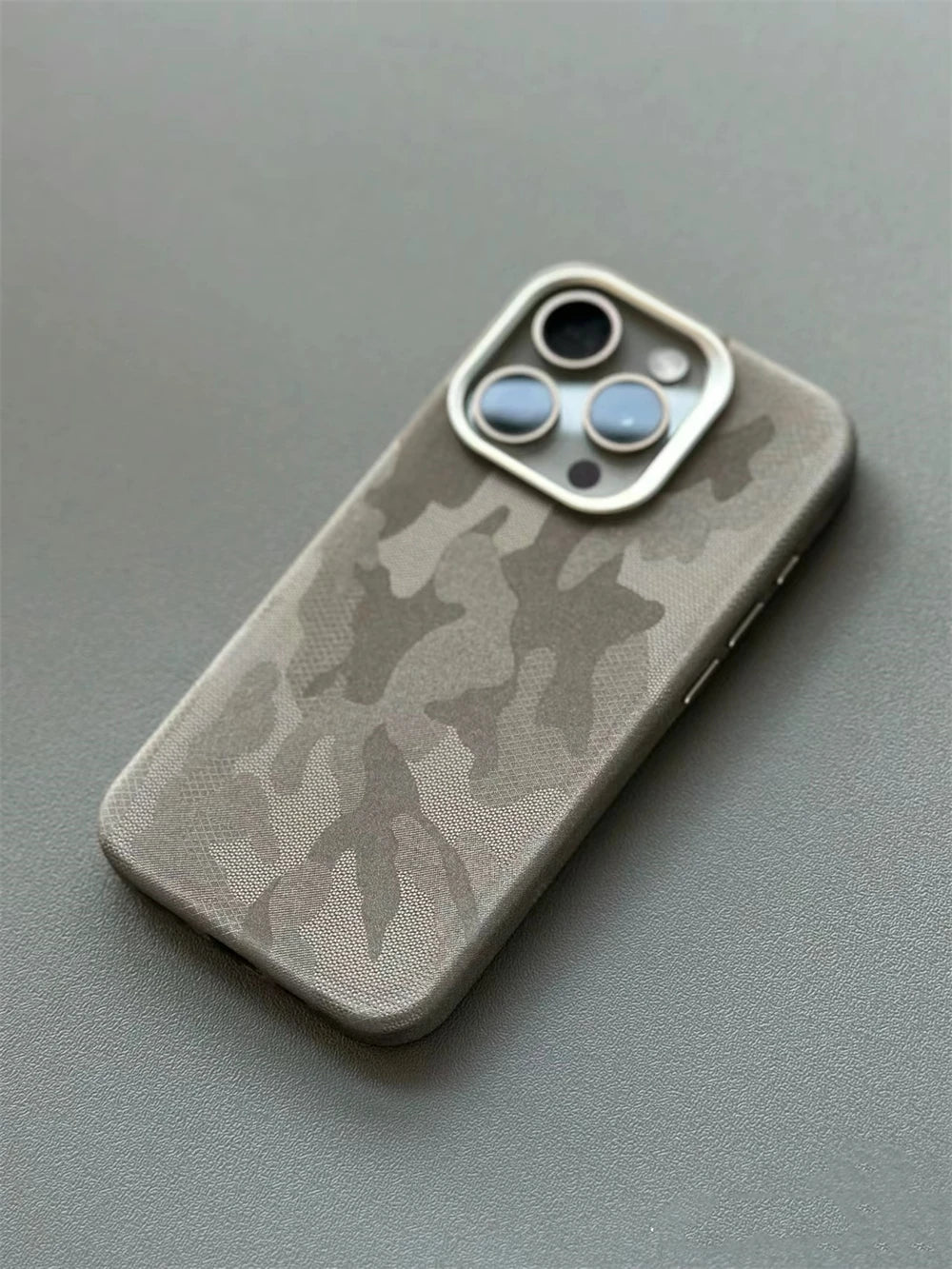 Magnetic Shockproof Camouflage Leather Case