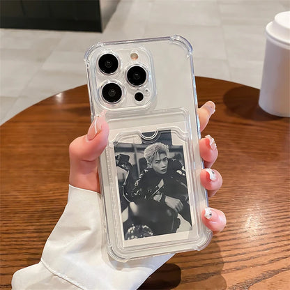 Transparent Card Holder Case