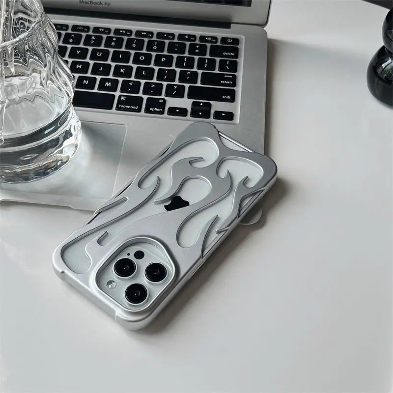 3D Flame Alluminum Alloy Case