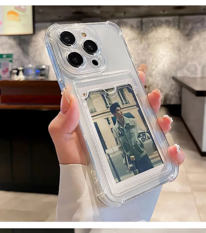 Transparent Card Holder Case