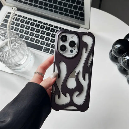 3D Flame Alluminum Alloy Case